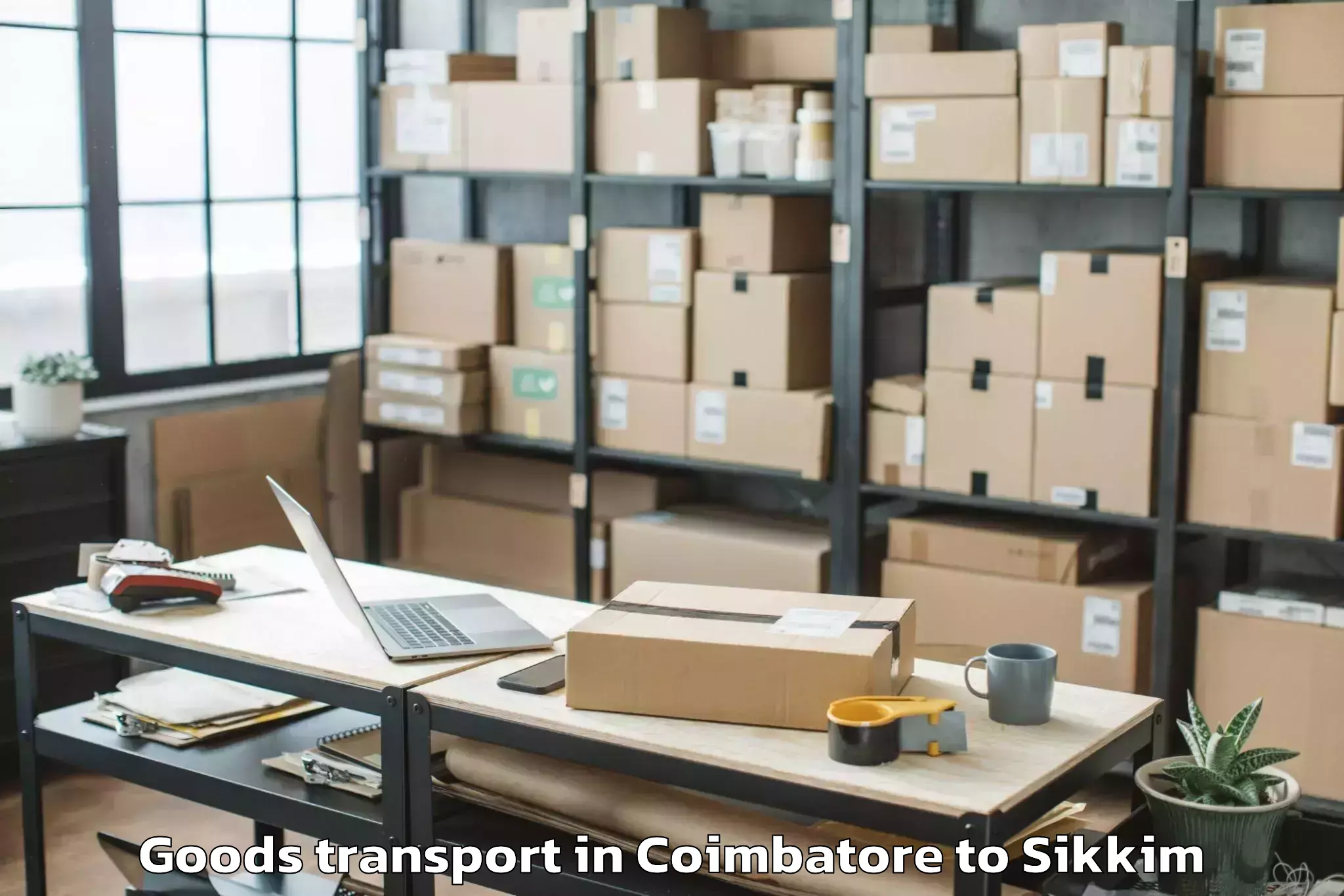 Get Coimbatore to Geyzing Goods Transport